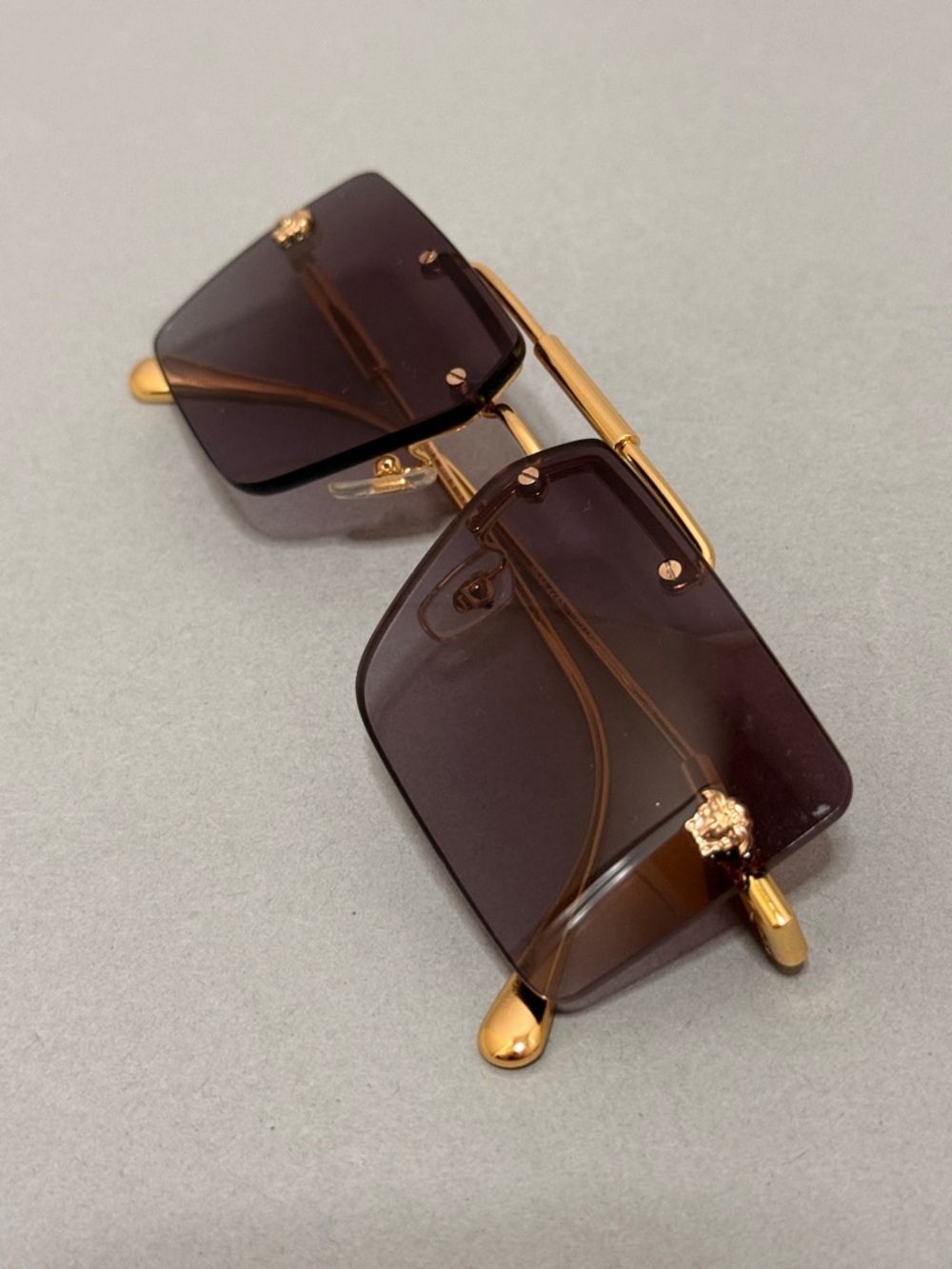 Versace Sunglasses Shades - Violet / Purple & Gold Accents